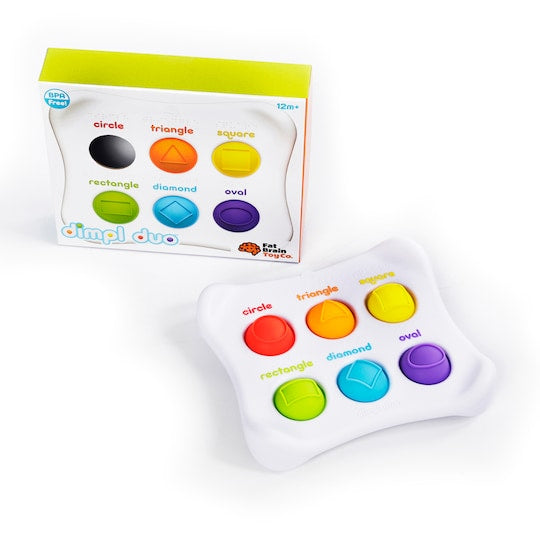 Fat Brain Dimpl Duo - Textures, Colors, Shapes, and Words!-FATBRAIN-Little Giant Kidz