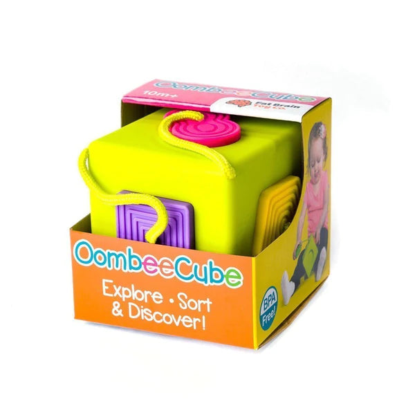 Fat Brain OombeeCube - Grab, Explore, Sort, and Discover!-FATBRAIN-Little Giant Kidz