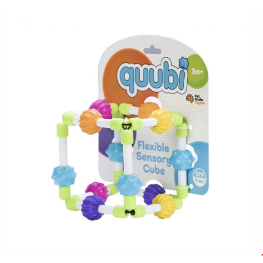Fat Brain Quubi - Unique Tactile Discovery Cube-FATBRAIN-Little Giant Kidz