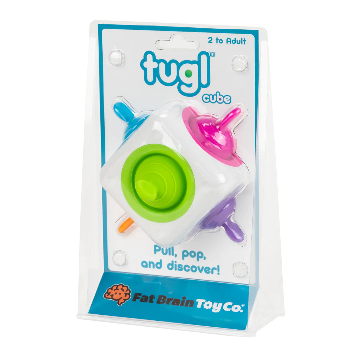 Fat Brain Tugl Cube - Pull, Pop, and Discover!-FATBRAIN-Little Giant Kidz