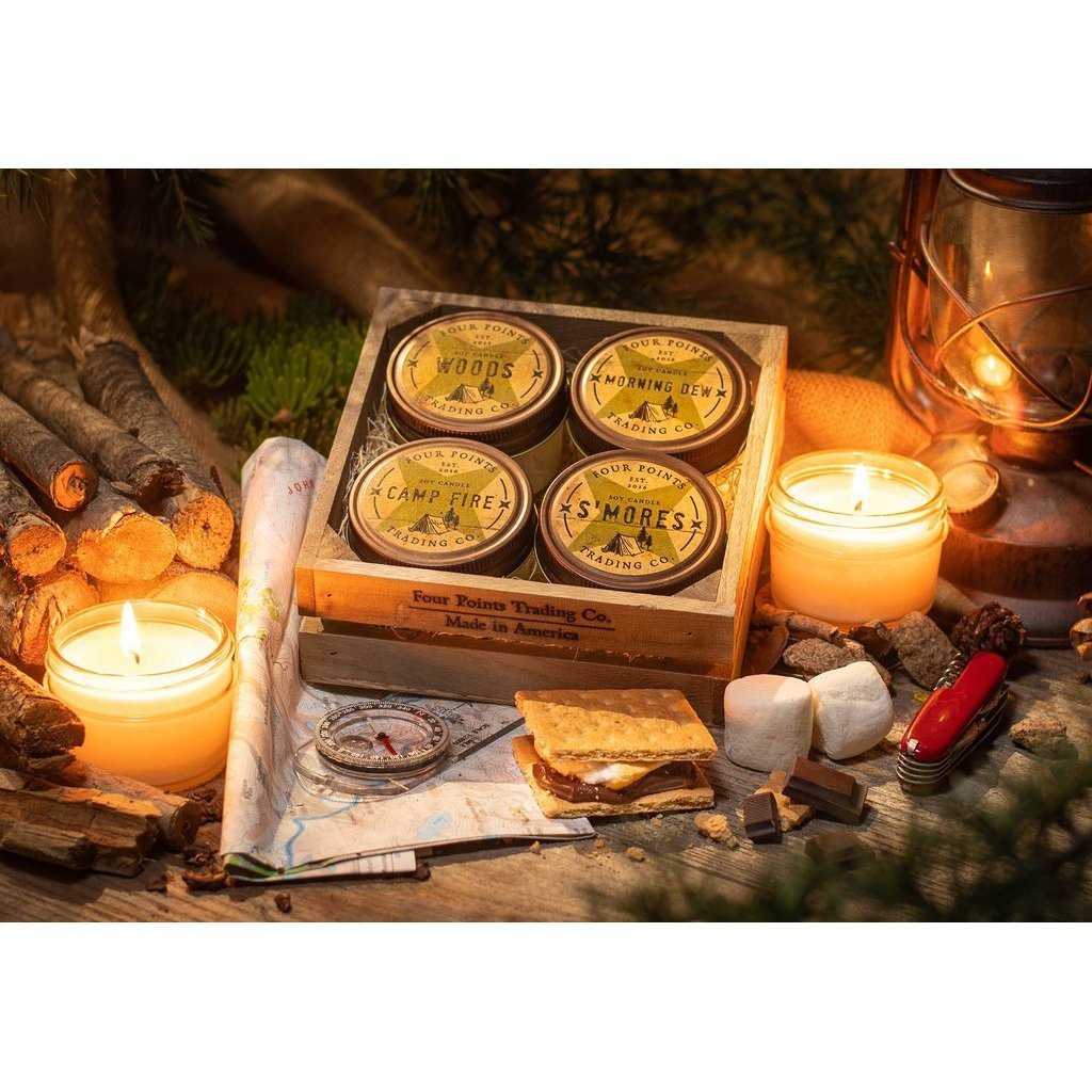 Four Point's Trading Company The Great Outdoors Candle Set-FOUR POINTS TRADING COMPANY-Little Giant Kidz