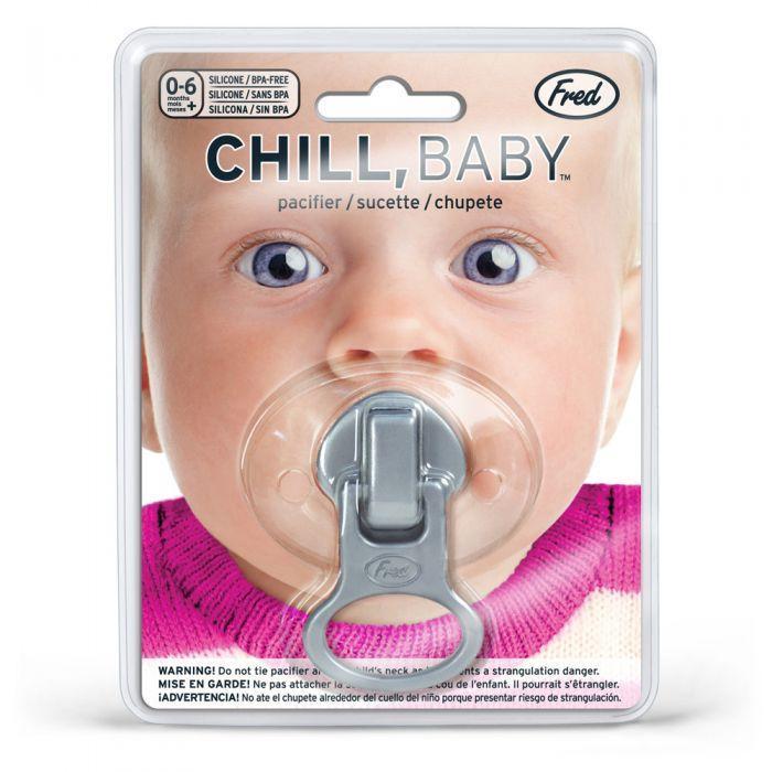 Fred Chill, Baby Zip It! Pacifier-Fred-Little Giant Kidz