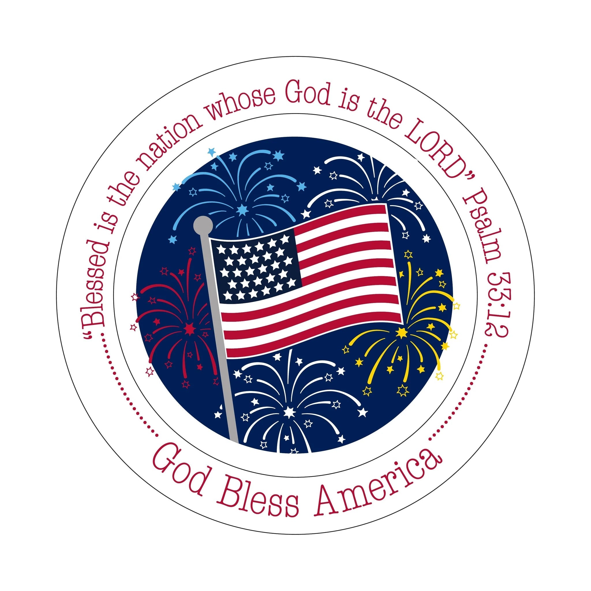 Fruit-Full Kids God Bless America Bowl-Fruit-Full Kids-Little Giant Kidz