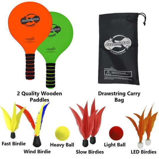 FunSparks Jazzminton Deluxe 3 in 1-FUNSPARKS-Little Giant Kidz