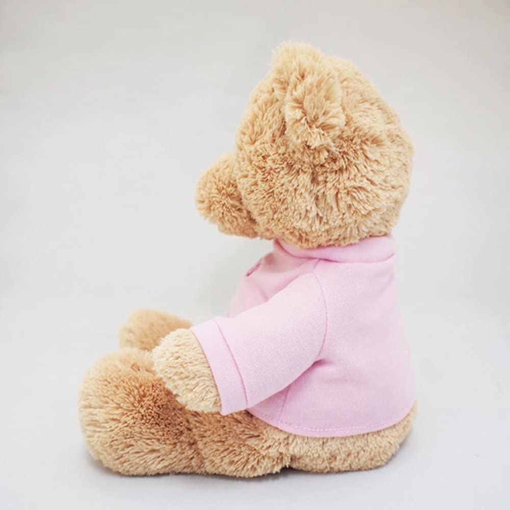 GUND It’s a Girl T-Shirt Teddy Bear Stuffed Animal Plush - 12"-GUND-Little Giant Kidz