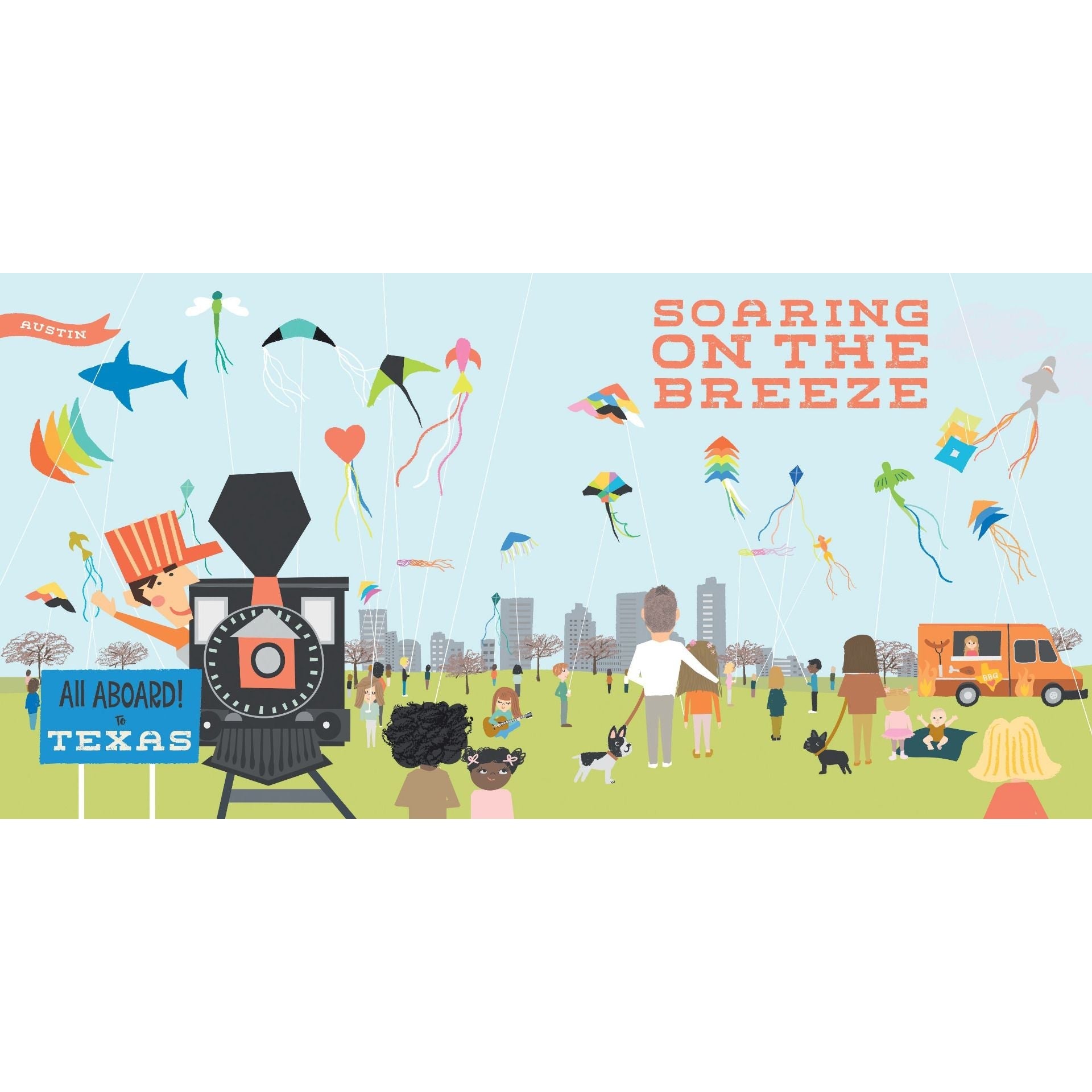 Gibbs Smith All Aboard Texas (Board Book)-GIBBS SMITH-Little Giant Kidz