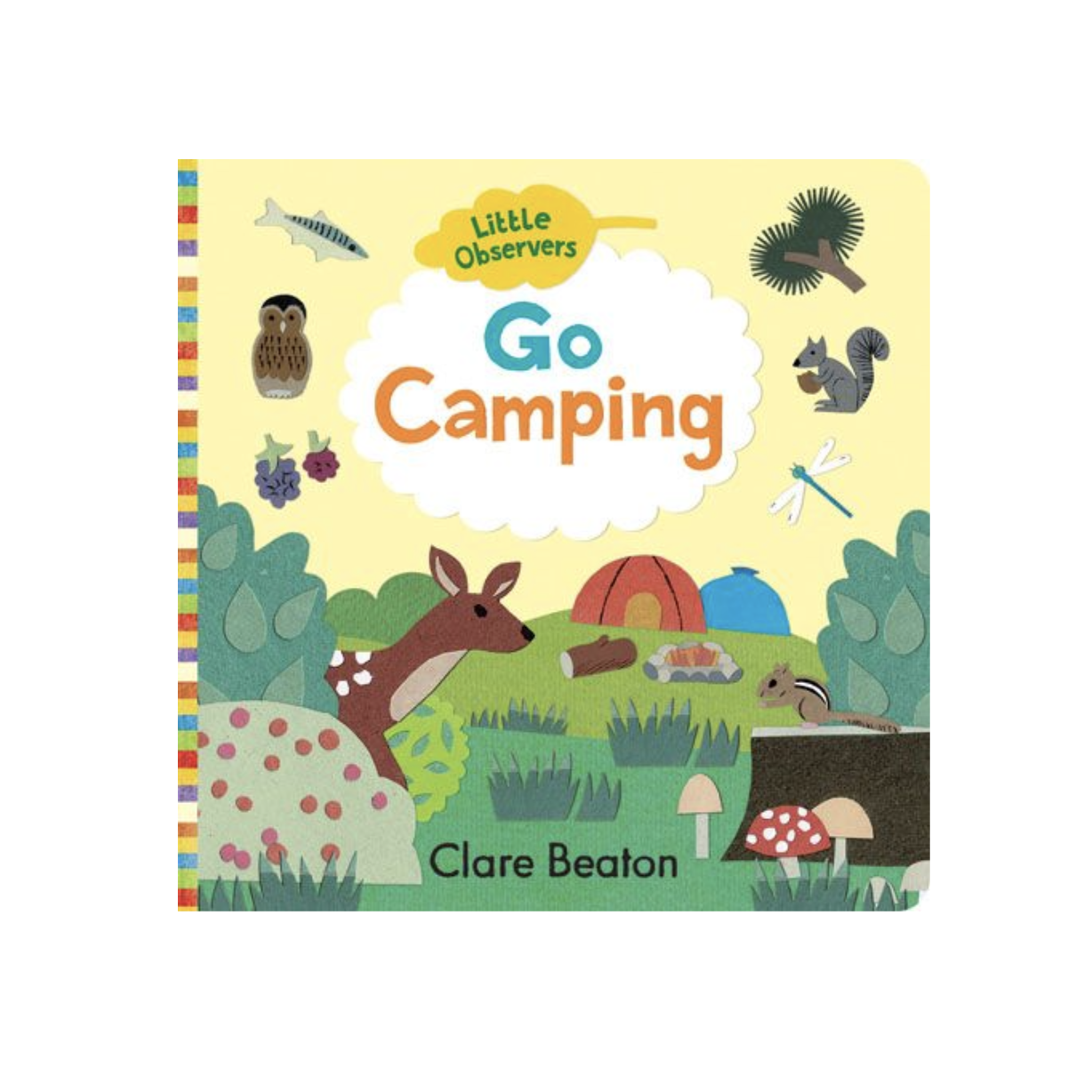 Gibbs Smith: Little Observers - Go Camping (Board Book)-GIBBS SMITH-Little Giant Kidz