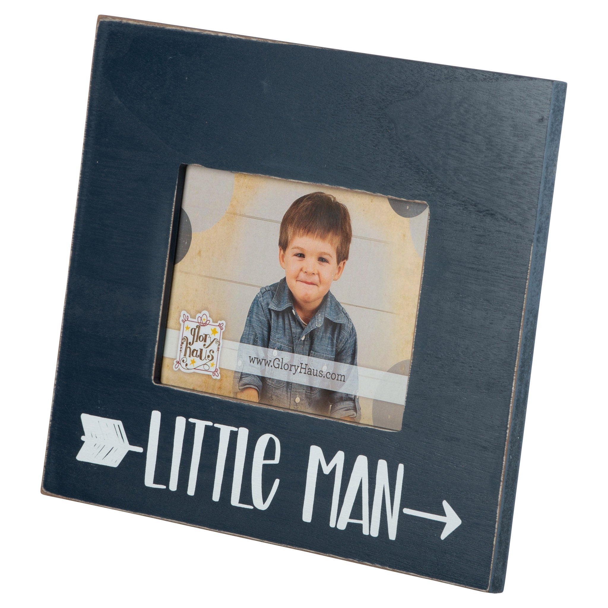 Glory Haus Photo Frame Little Man - Blue-GLORY HAUS-Little Giant Kidz