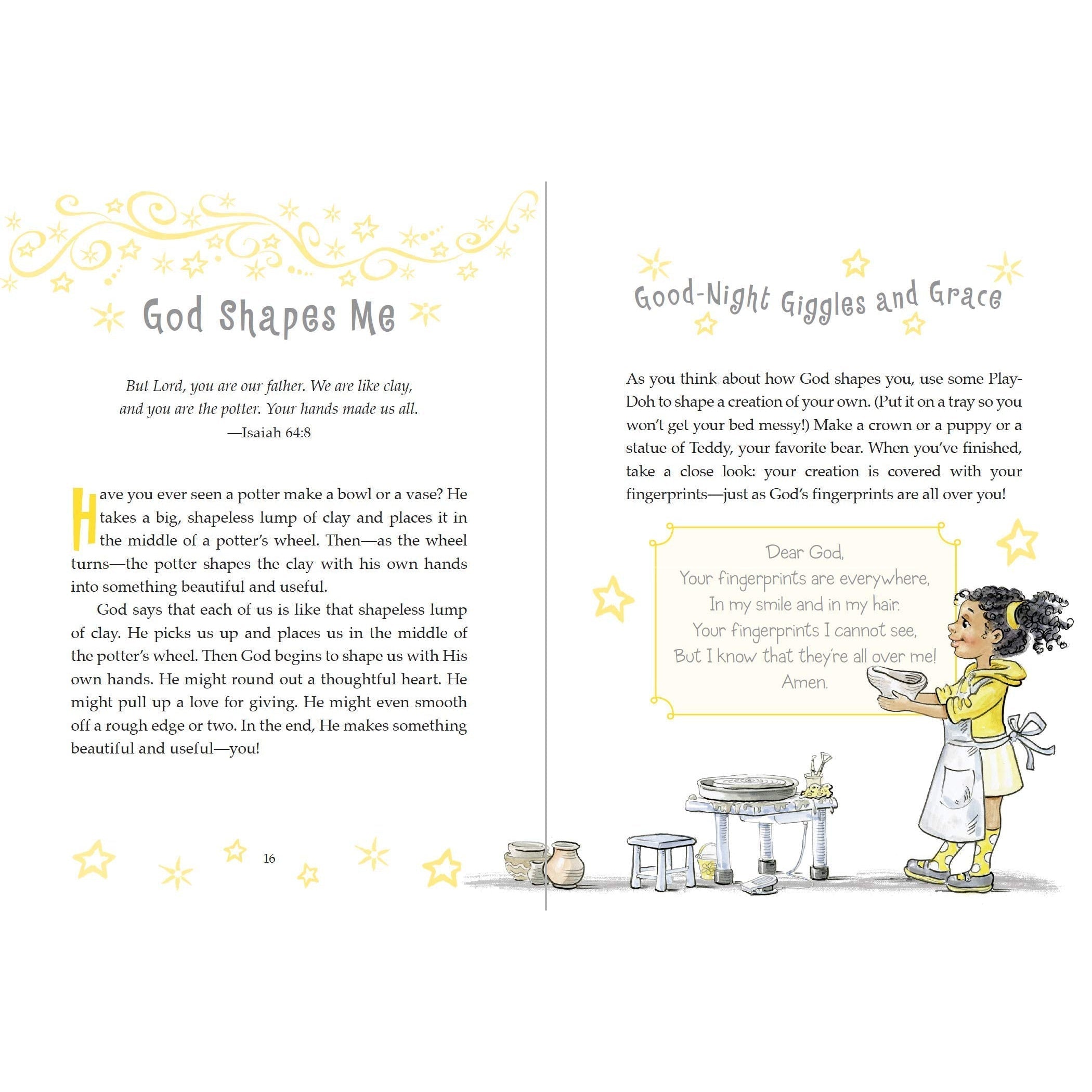 God's Little Princess Bedtime Devotional (Hardcover Book)-HARPER COLLINS PUBLISHERS-Little Giant Kidz