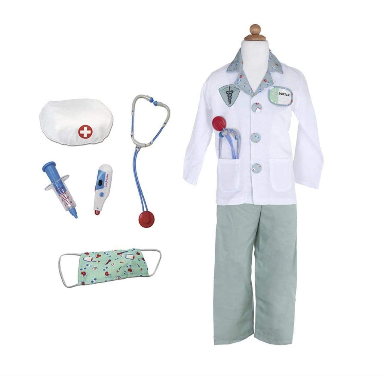 Great Pretenders Career Set - Doctor (Green)-Great Pretenders-Little Giant Kidz