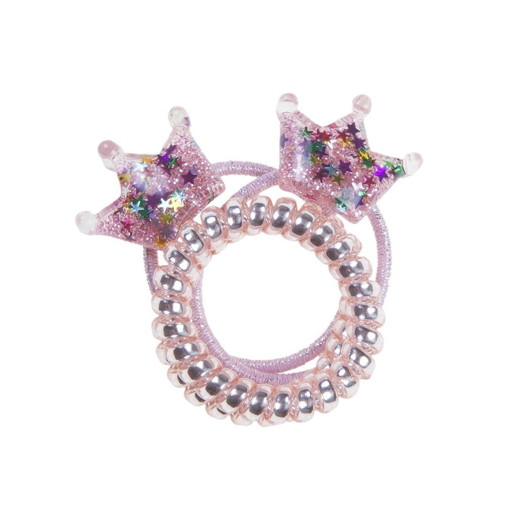 Great Pretenders Ponytail Holders - Tiaras & Twists Elastics Set-Great Pretenders-Little Giant Kidz