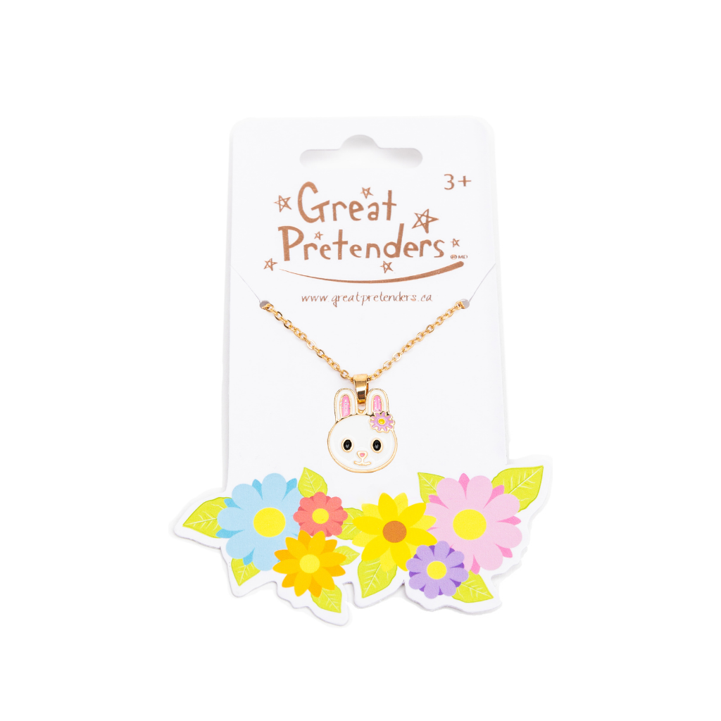 Great Pretenders Spring Bunny Necklace-Great Pretenders-Little Giant Kidz