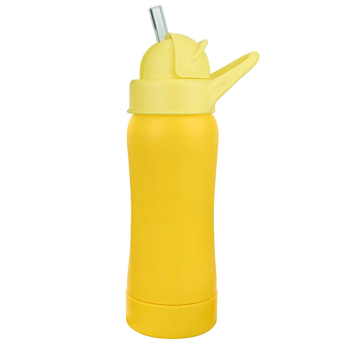 Green Sprouts Sprout Ware® Straw Bottle made from Plants Yellow (9M+)-Green Sprouts-Little Giant Kidz