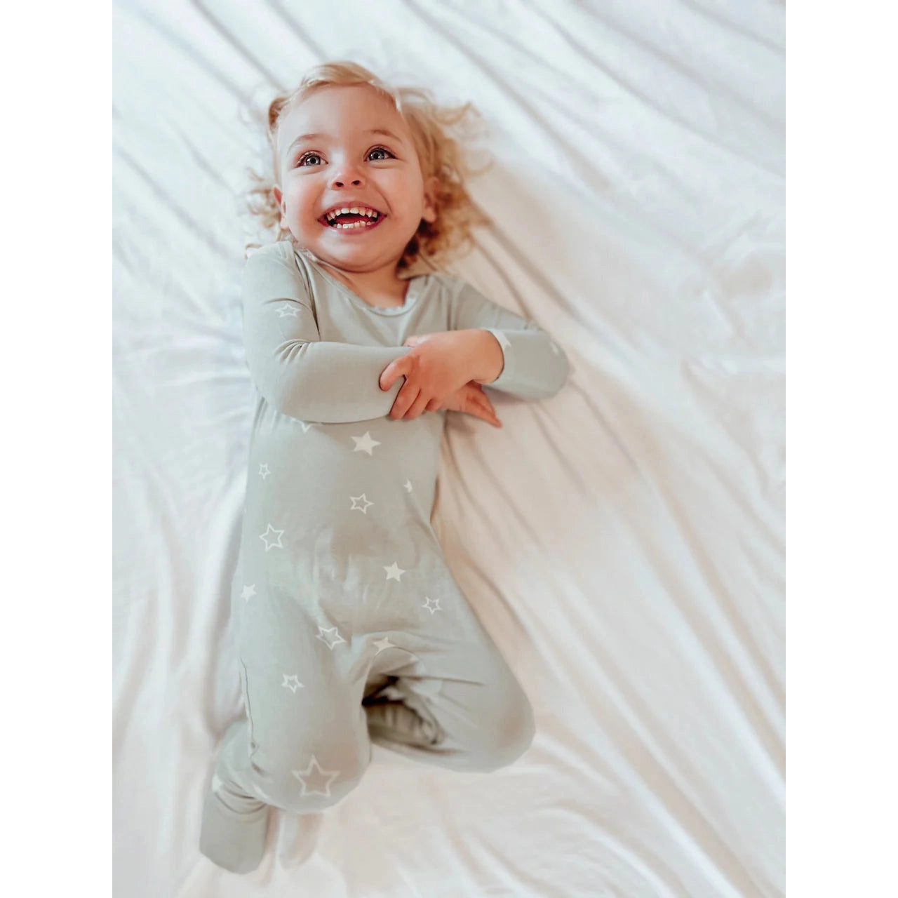 Gunamuna Wishful Convertible Footie Pajama Solid-GUNAMUNA-Little Giant Kidz