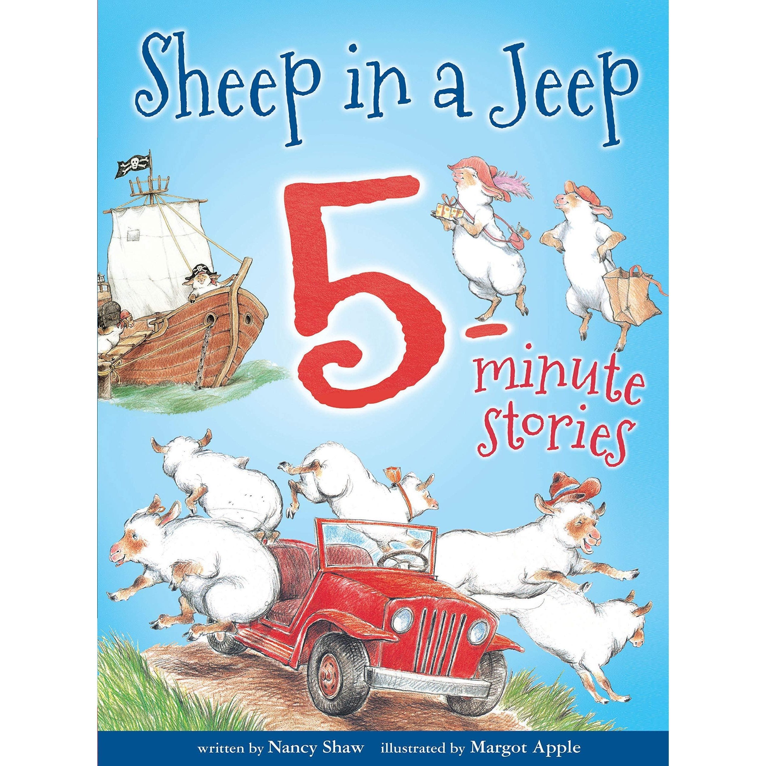 Harper Collins: Sheep in a Jeep 5 Minute Stories-HARPER COLLINS PUBLISHERS-Little Giant Kidz