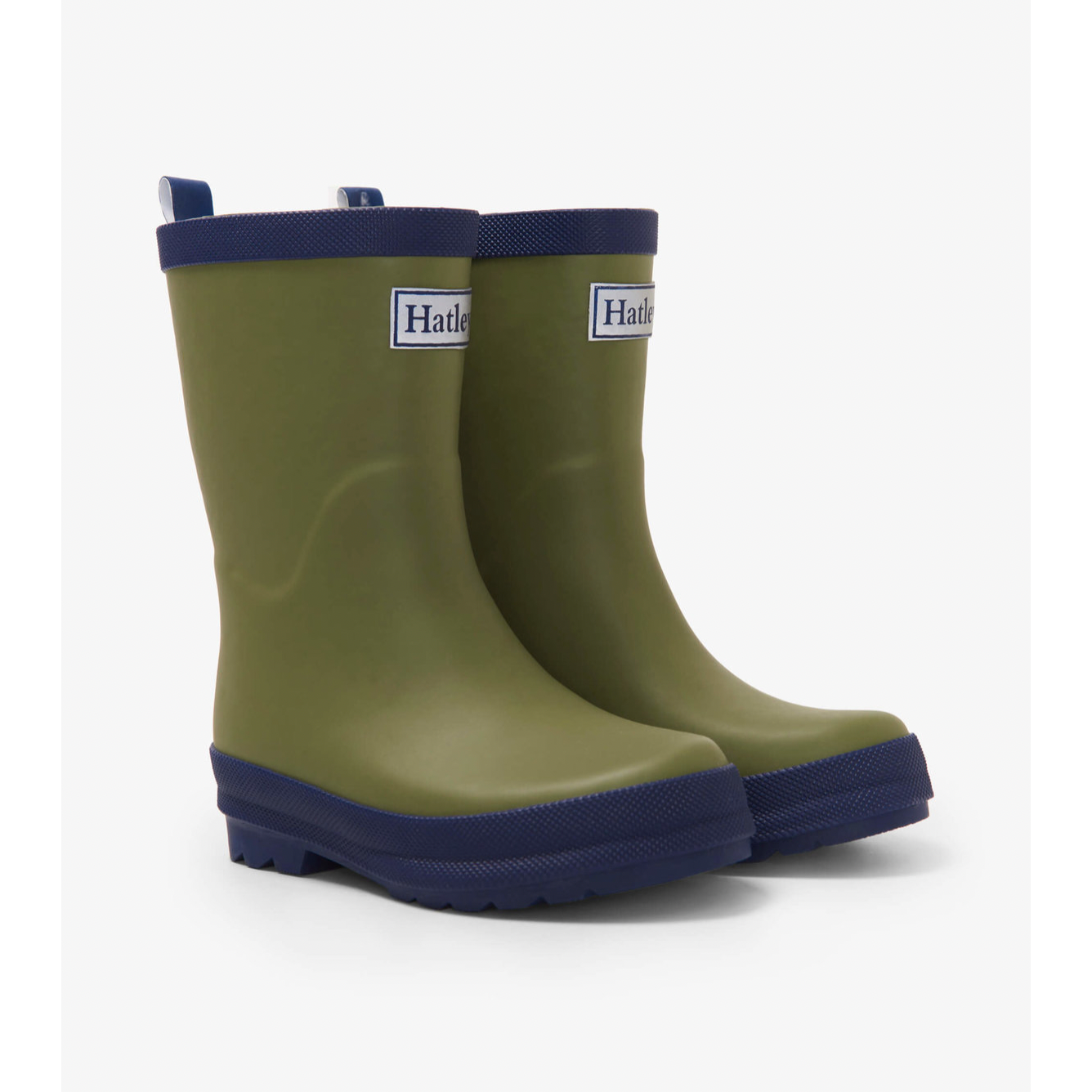 Hatley Forest Green Matte Rain Boots - Loden Green-HATLEY-Little Giant Kidz