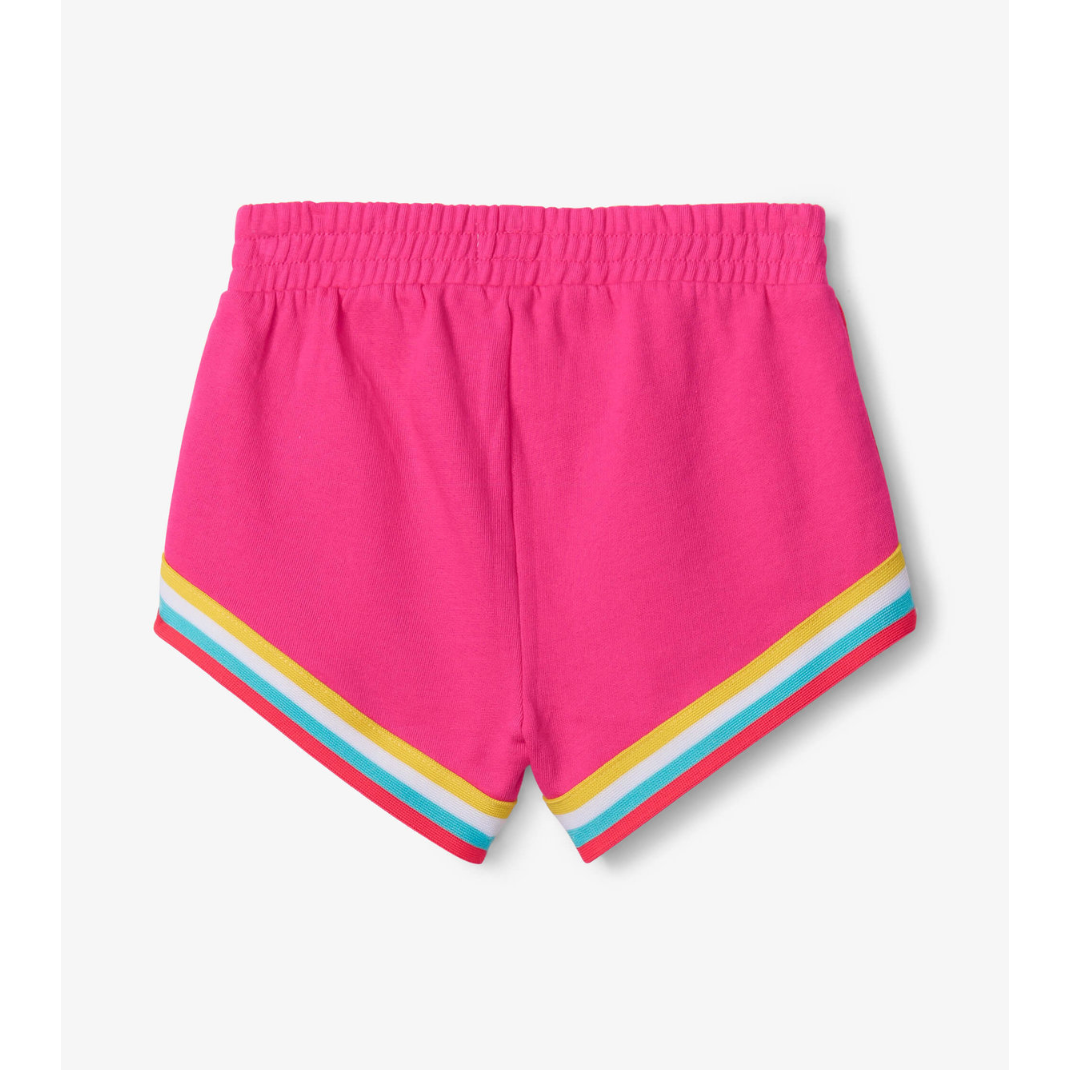 Hatley Fuschia Pink Terry Jogging Shorts-HATLEY-Little Giant Kidz