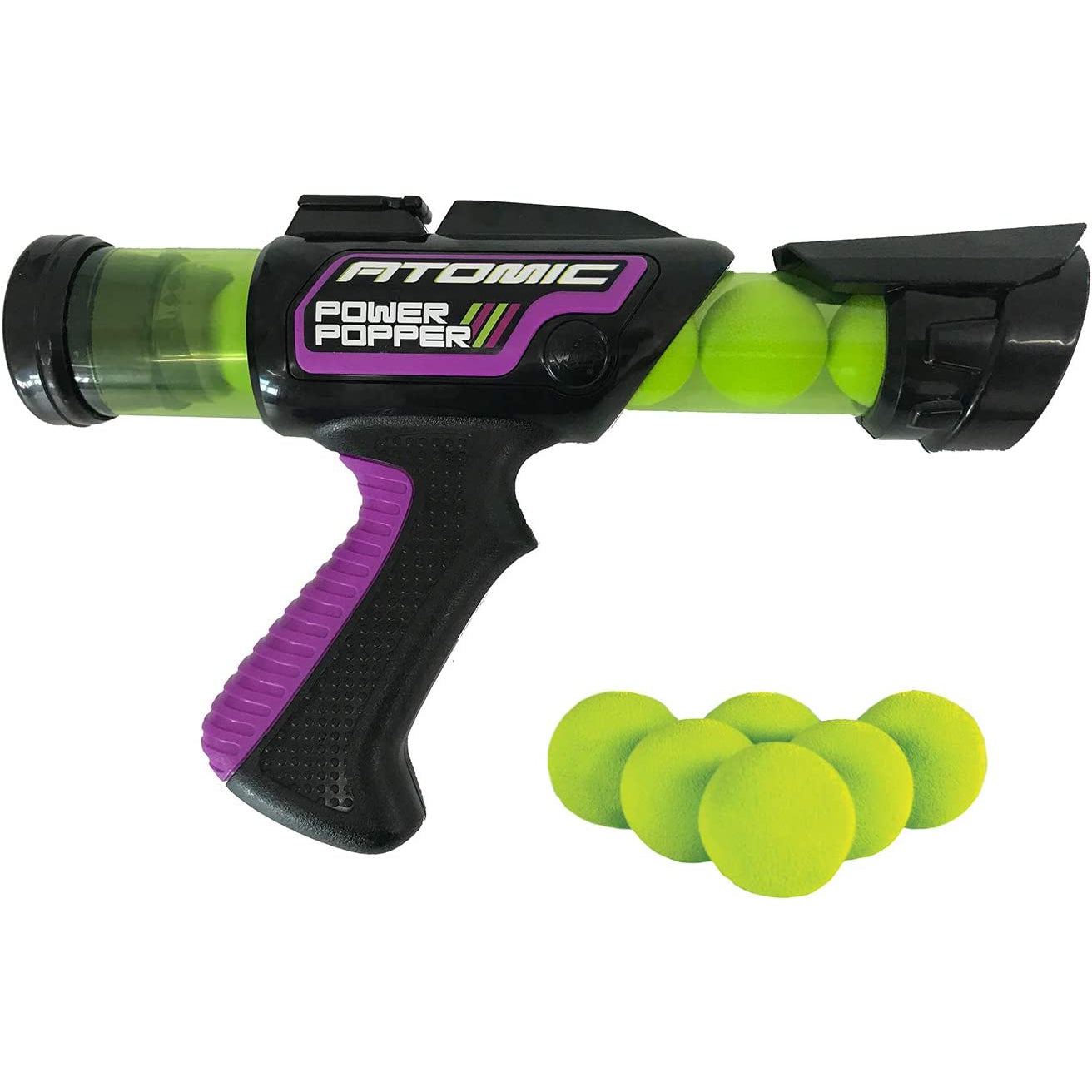 Hog Wild Atomic Power Popper 6X - Rapid Fire Foam Ball Blaster-HOG WILD-Little Giant Kidz