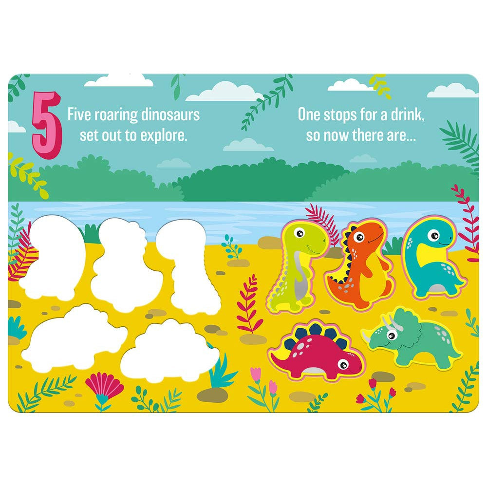 Imagine That Publishing: Five Roaring Dinosaurs (Board Book)-Imagine That Publishing-Little Giant Kidz