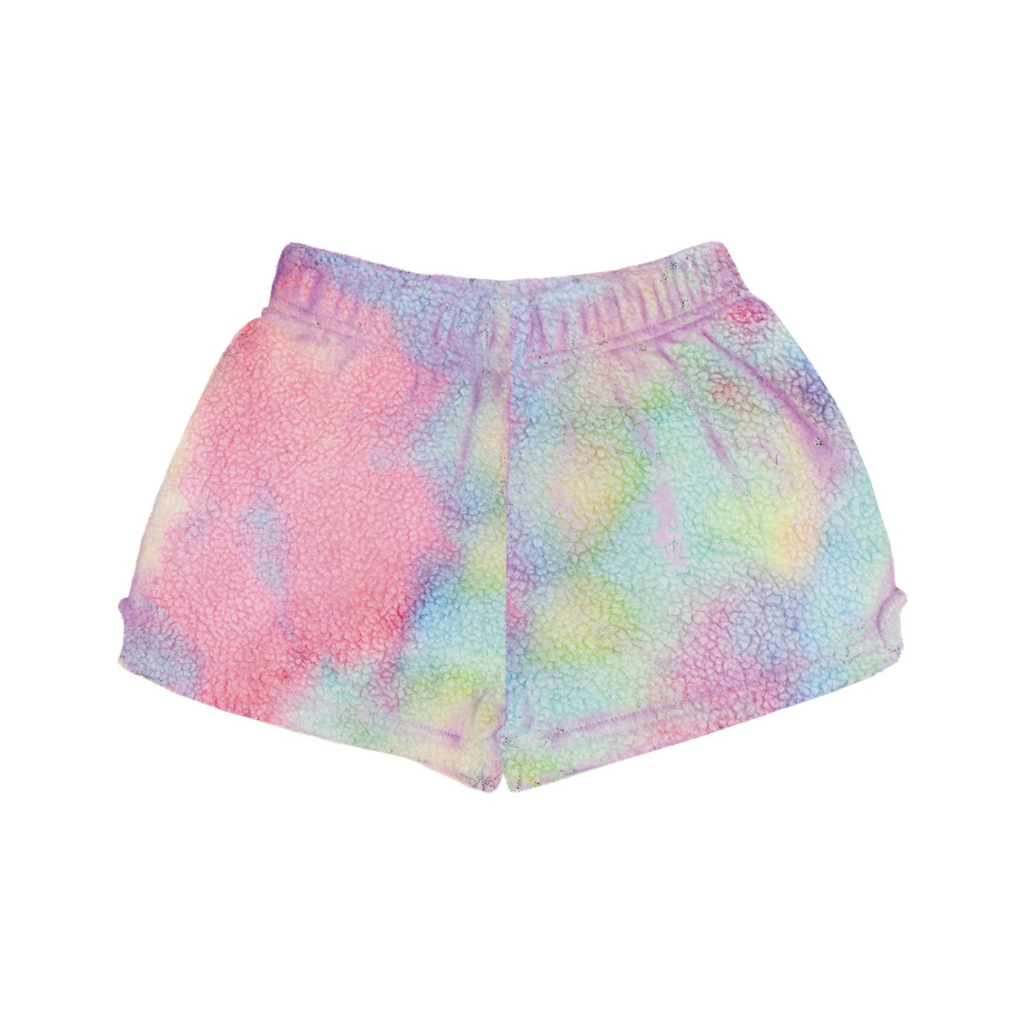 Iscream Rainbow Sherpa Plush Shorts-Iscream-Little Giant Kidz