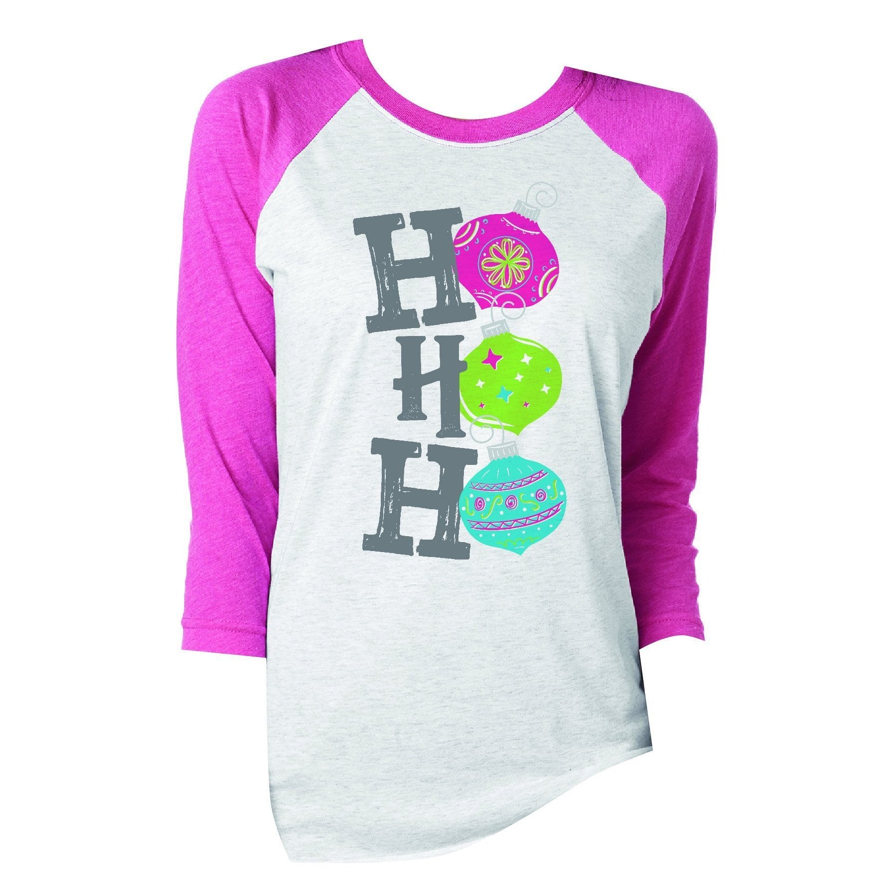 Jane Marie Ho Ho Ho 3/4 Sleeve T-Shirt-JANE MARIE-Little Giant Kidz