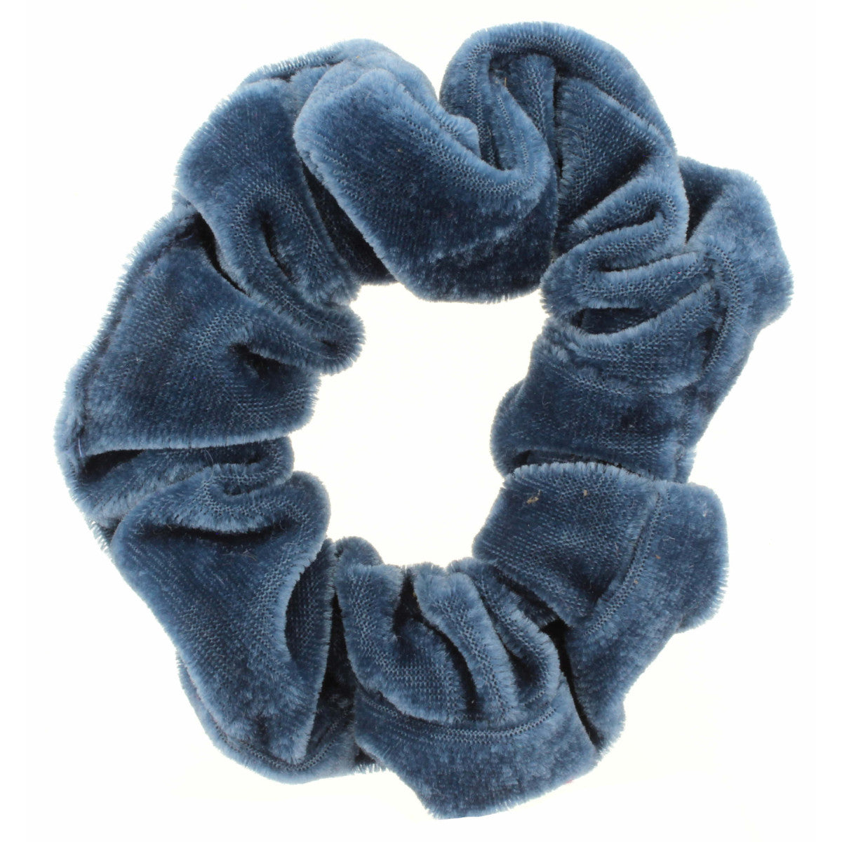 Jane Marie Kids Scrunchie - Denim Velvet-JANE MARIE-Little Giant Kidz