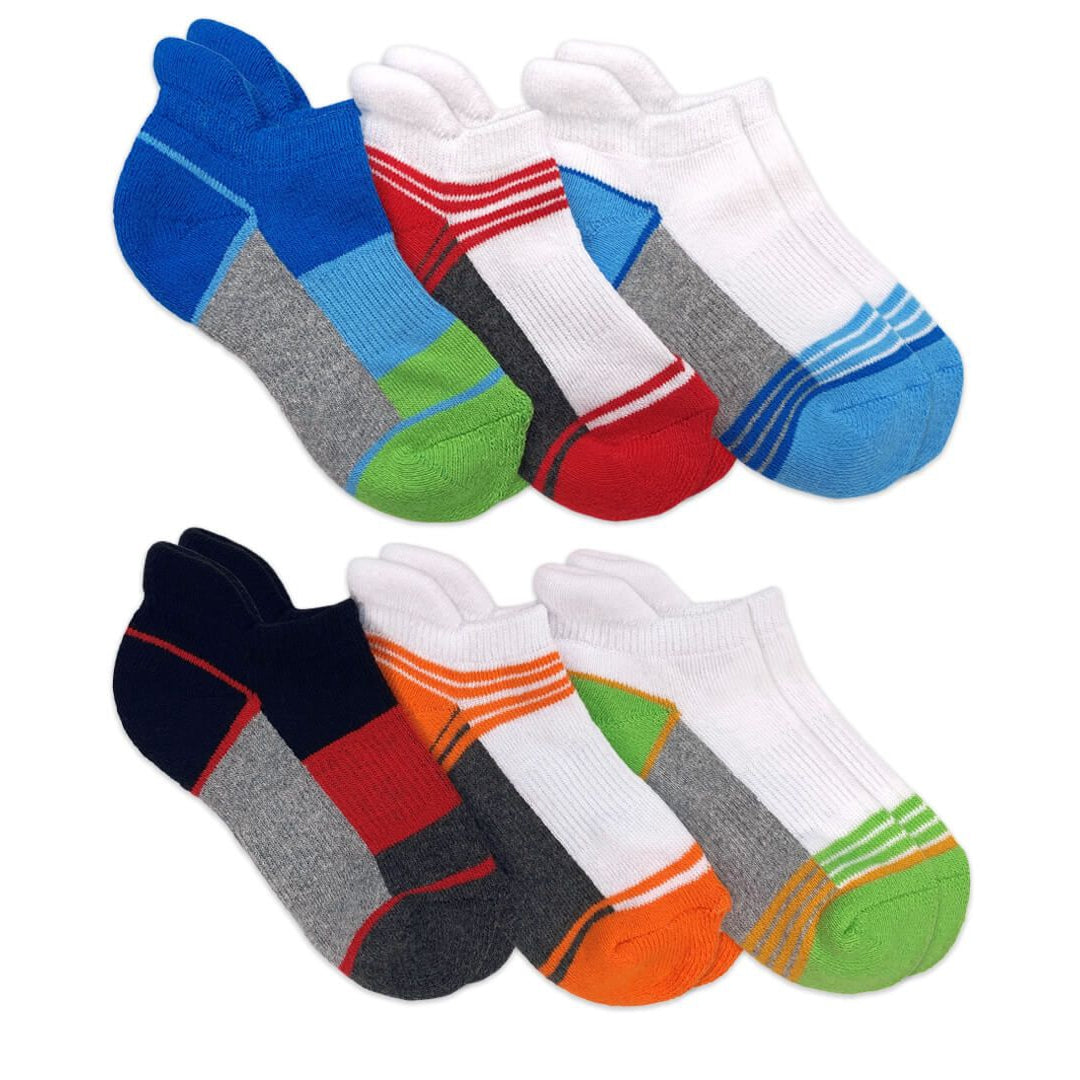 Jefferies Socks Sport Half Cushion Tab Low Cut Socks 6 Pair Pack