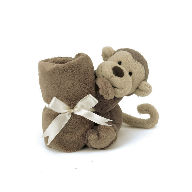 JellyCat Bashful Monkey Soother-JellyCat-Little Giant Kidz