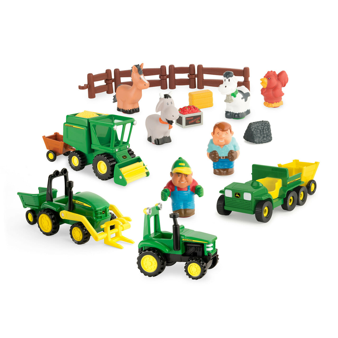 John Deere 1st Farming Fun - Fun on the Farm Play Set-JOHN DEERE-Little Giant Kidz
