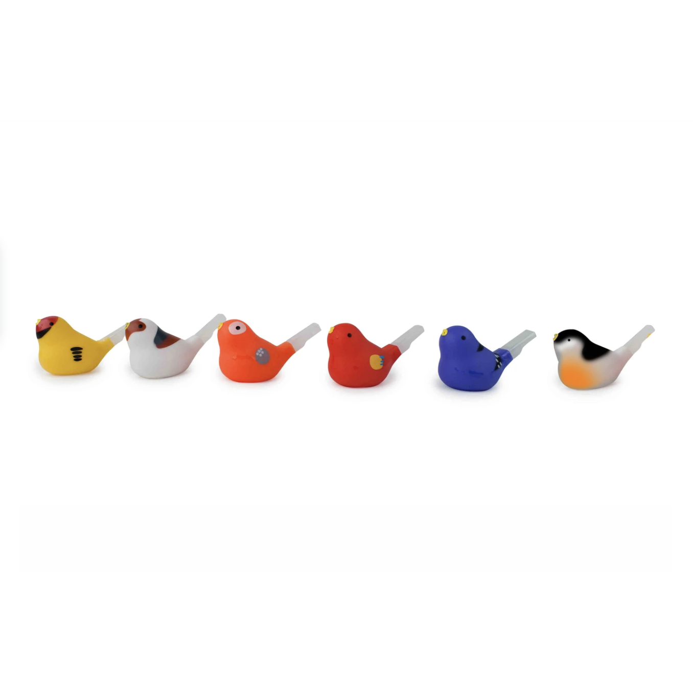 Kikkerland Design Bird Whistle Bath Toy - Assorted Color-Kikkerland Design-Little Giant Kidz