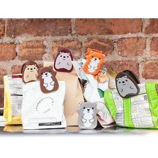 Kikkerland Design Woodland Bag Clips - Set of 6-Kikkerland Design-Little Giant Kidz