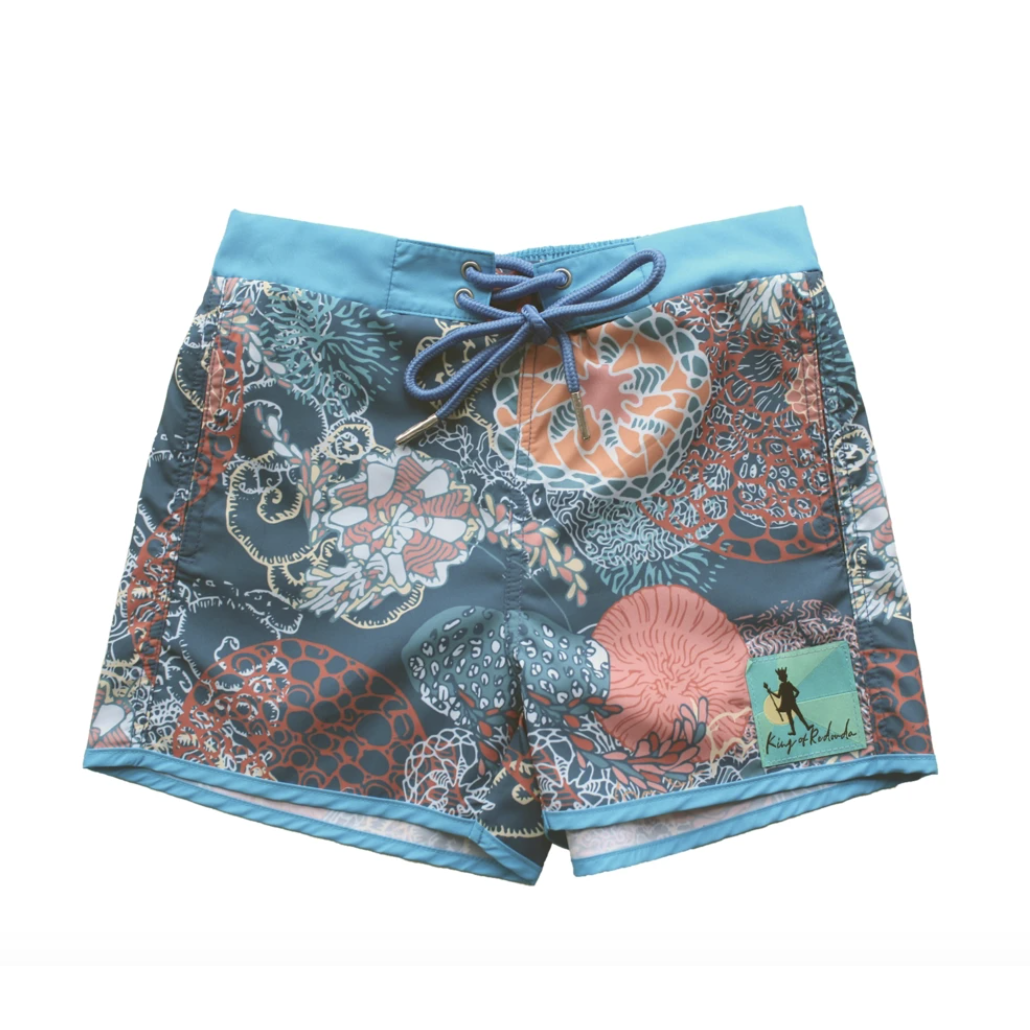 King of Redonda Harrison Coral Board Short-KING OF REDONDA-Little Giant Kidz