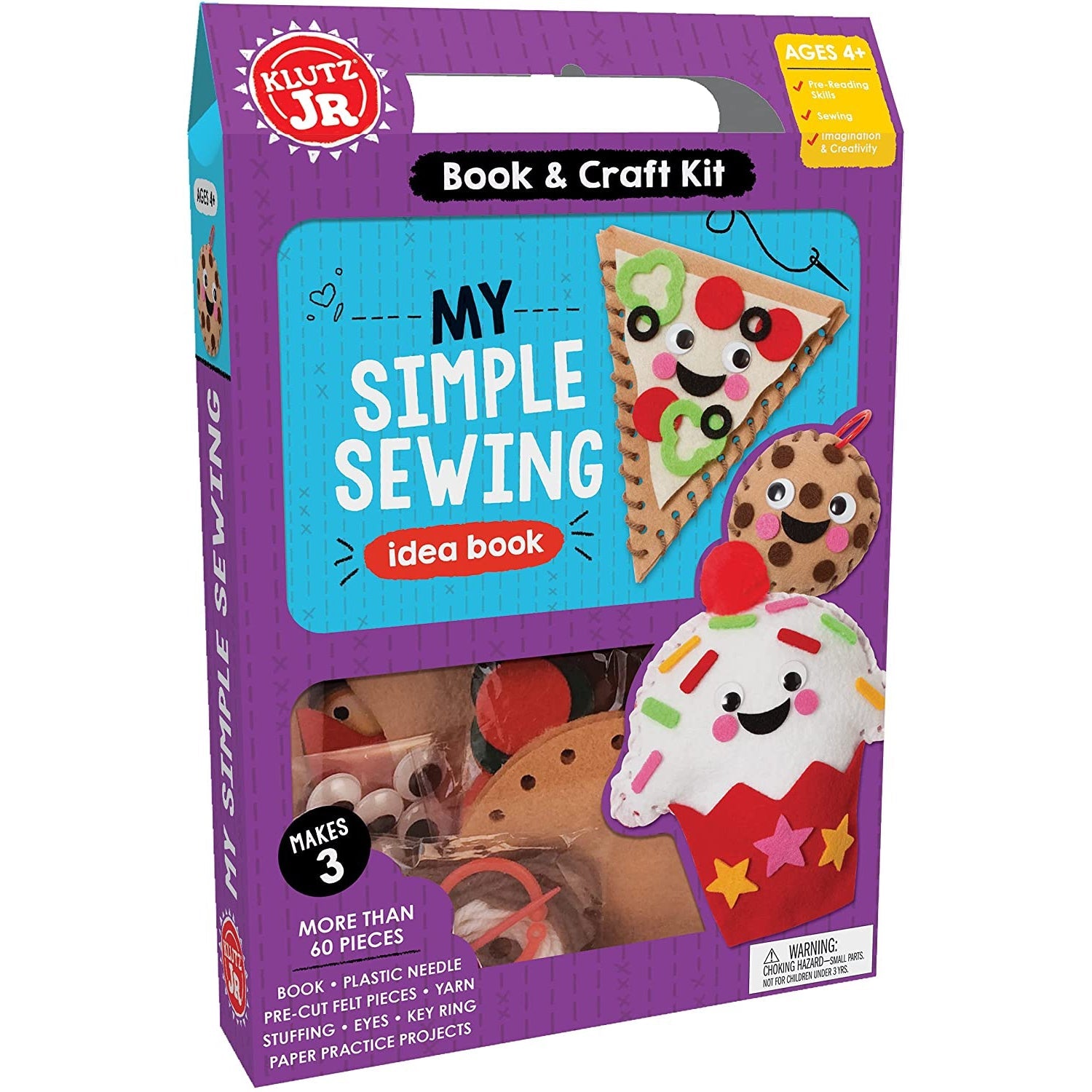 Klutz My Simple Sewing Jr. Craft Kit - Makes 3 Pieces