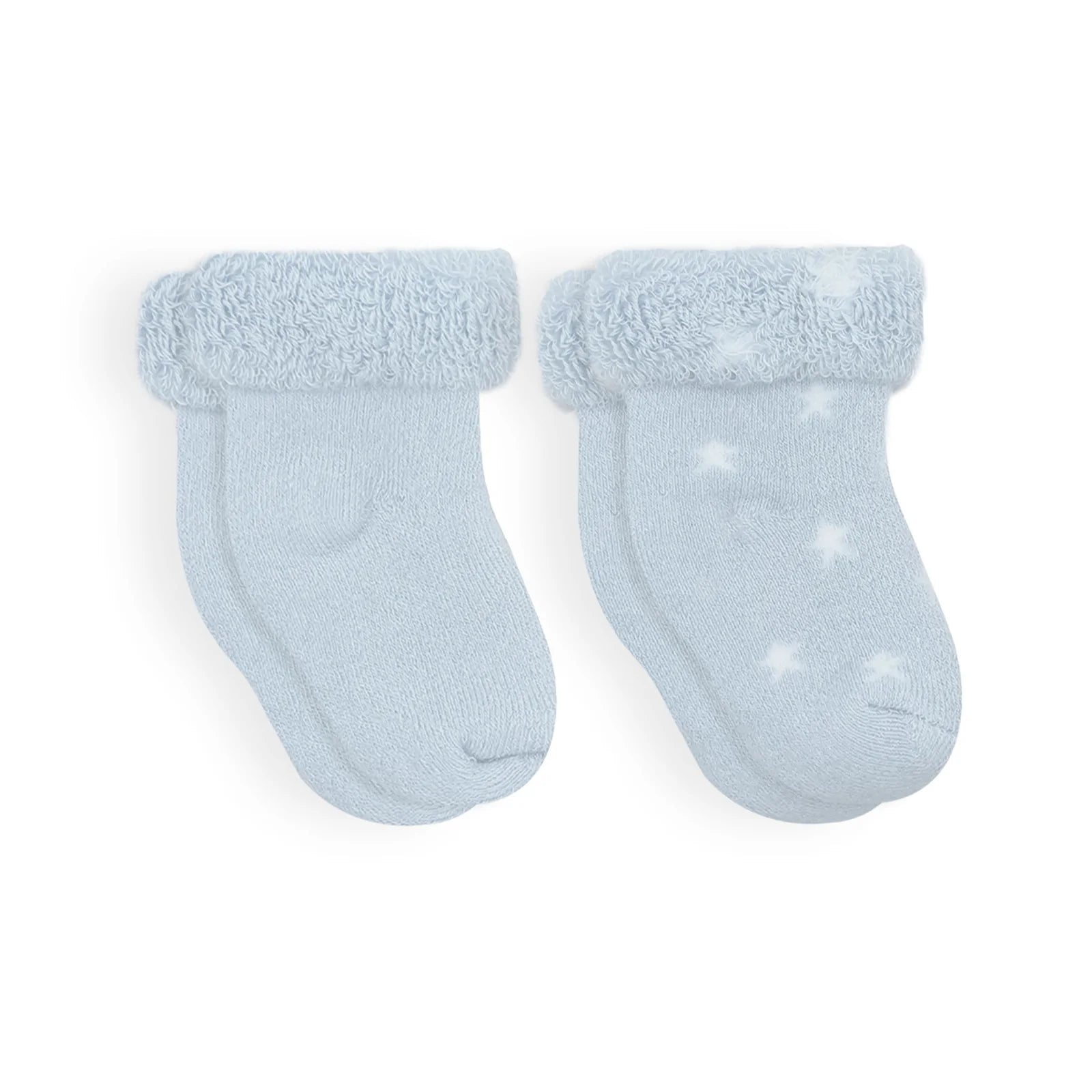 Kushies Infant Socks 2-Pack - Ice Solid/Stars-KUSHIES-Little Giant Kidz