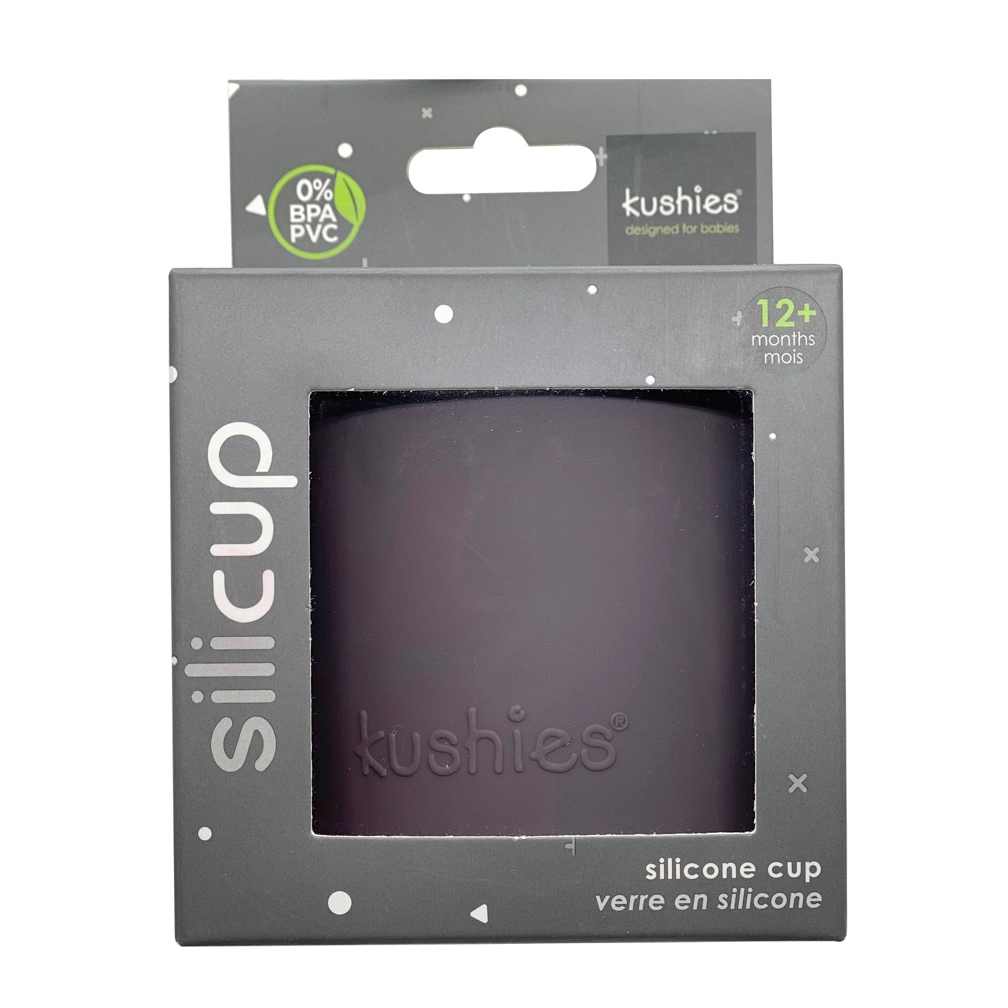 Kushies Silicup - Sparrow (Deep Purple)-KUSHIES-Little Giant Kidz