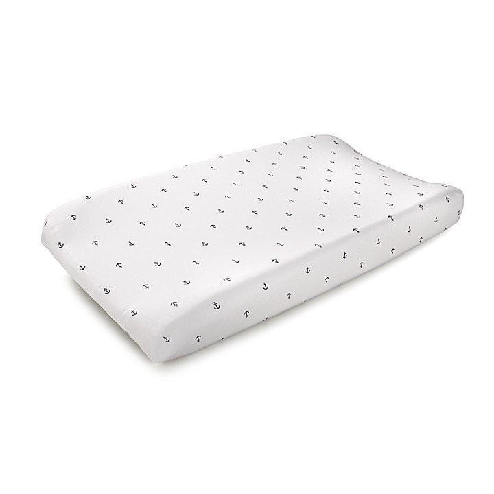 Liz & Roo Change Pad Cover Navy Anchor-LIZ AND ROO-Little Giant Kidz