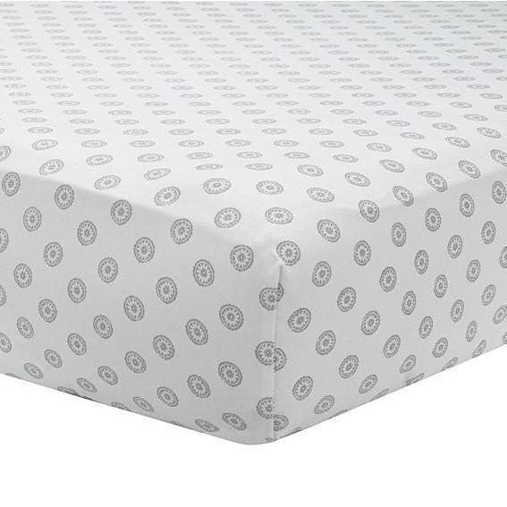 Liz & Roo Crib Sheet Chelsea Gray-LIZ AND ROO-Little Giant Kidz