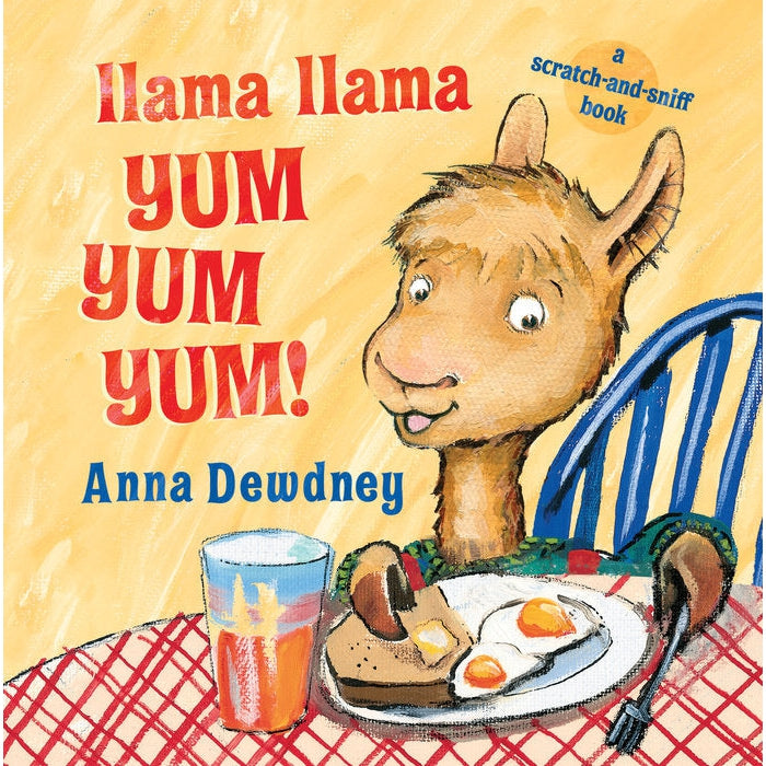 Llama Llama Yum Yum Yum! A SCRATCH-AND-SNIFF BOOK (Board Book)-PENGUIN RANDOM HOUSE-Little Giant Kidz