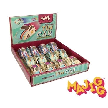MAJIGG Pull Back Tin Car-Keycraft Global-Little Giant Kidz