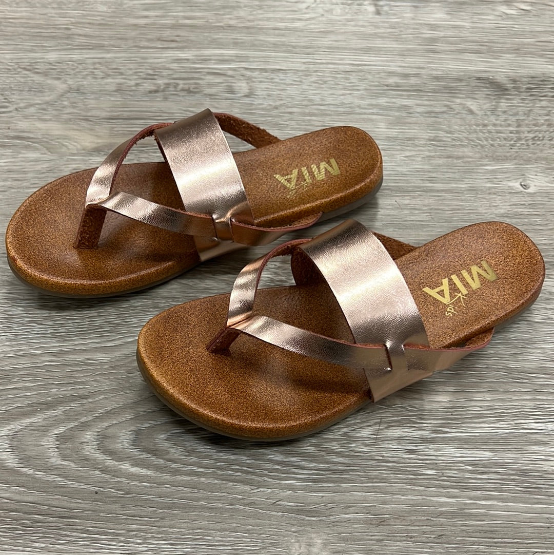 MIA Shoes Kid's Violette Sandal - Rose Gold-MIA SHOES-Little Giant Kidz