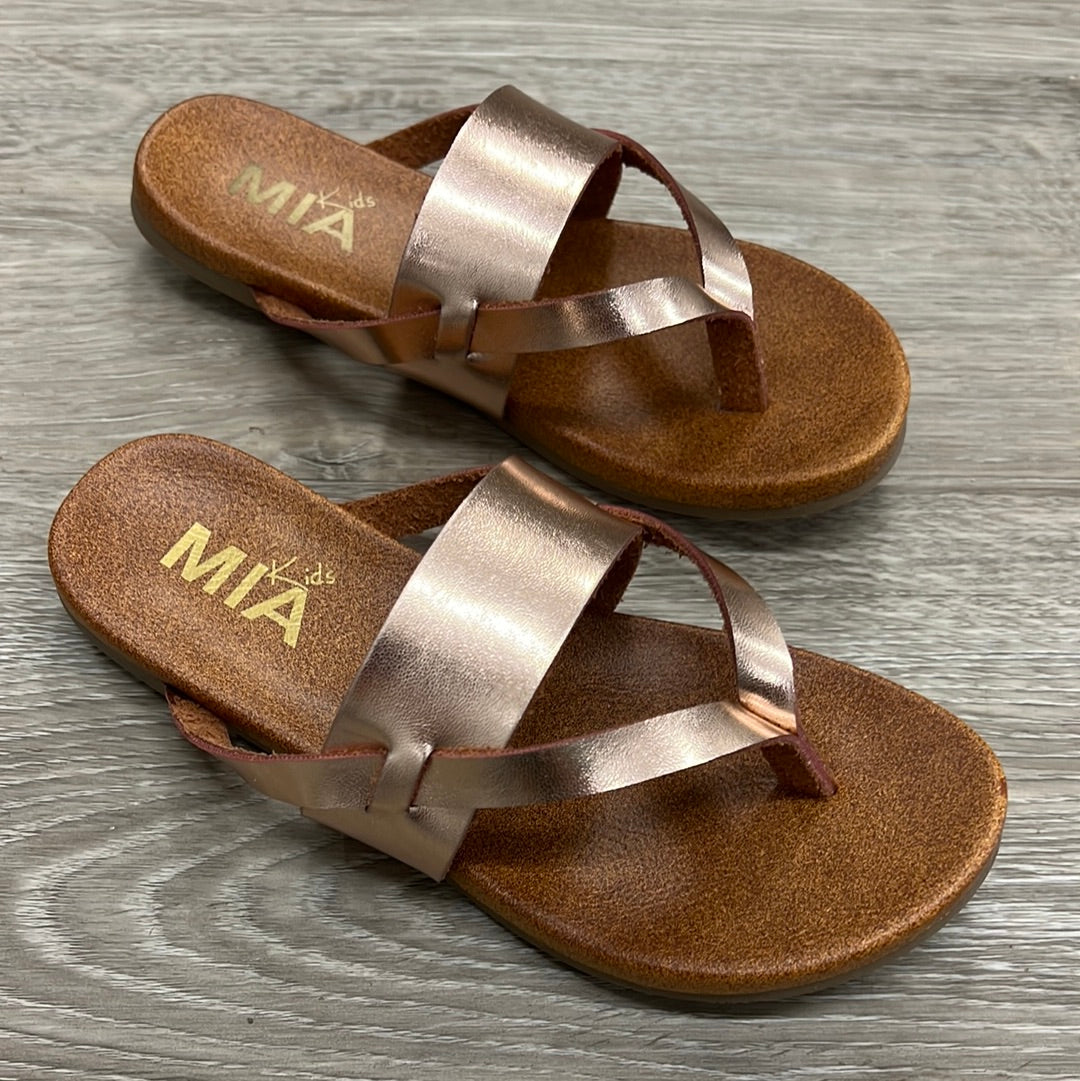 MIA Shoes Kid's Violette Sandal - Rose Gold-MIA SHOES-Little Giant Kidz