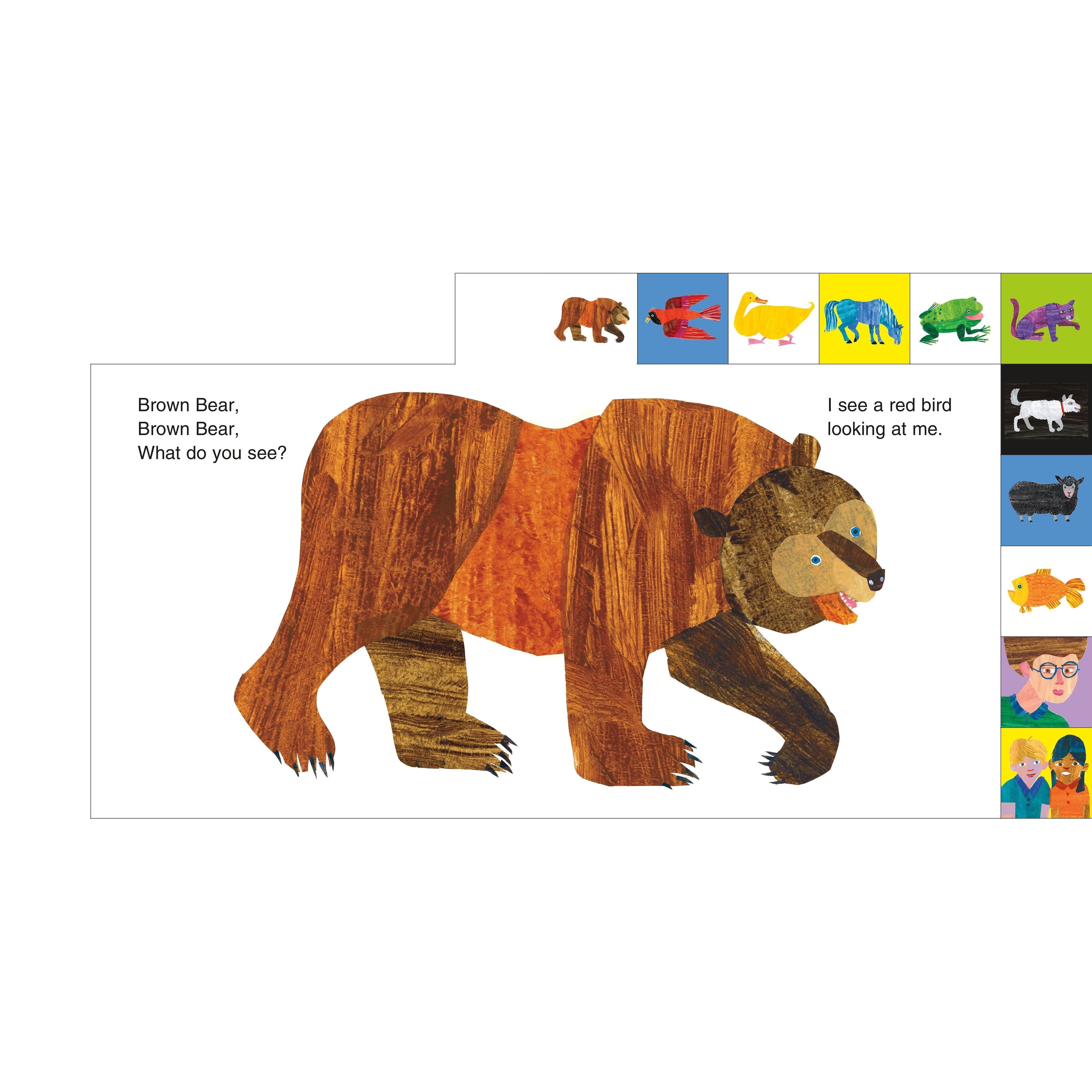 Macmillan Publishers: Lift-the-tab: Brown Bear, Brown Bear, What Do You See? (Board Book)-MACMILLAN PUBLISHERS-Little Giant Kidz