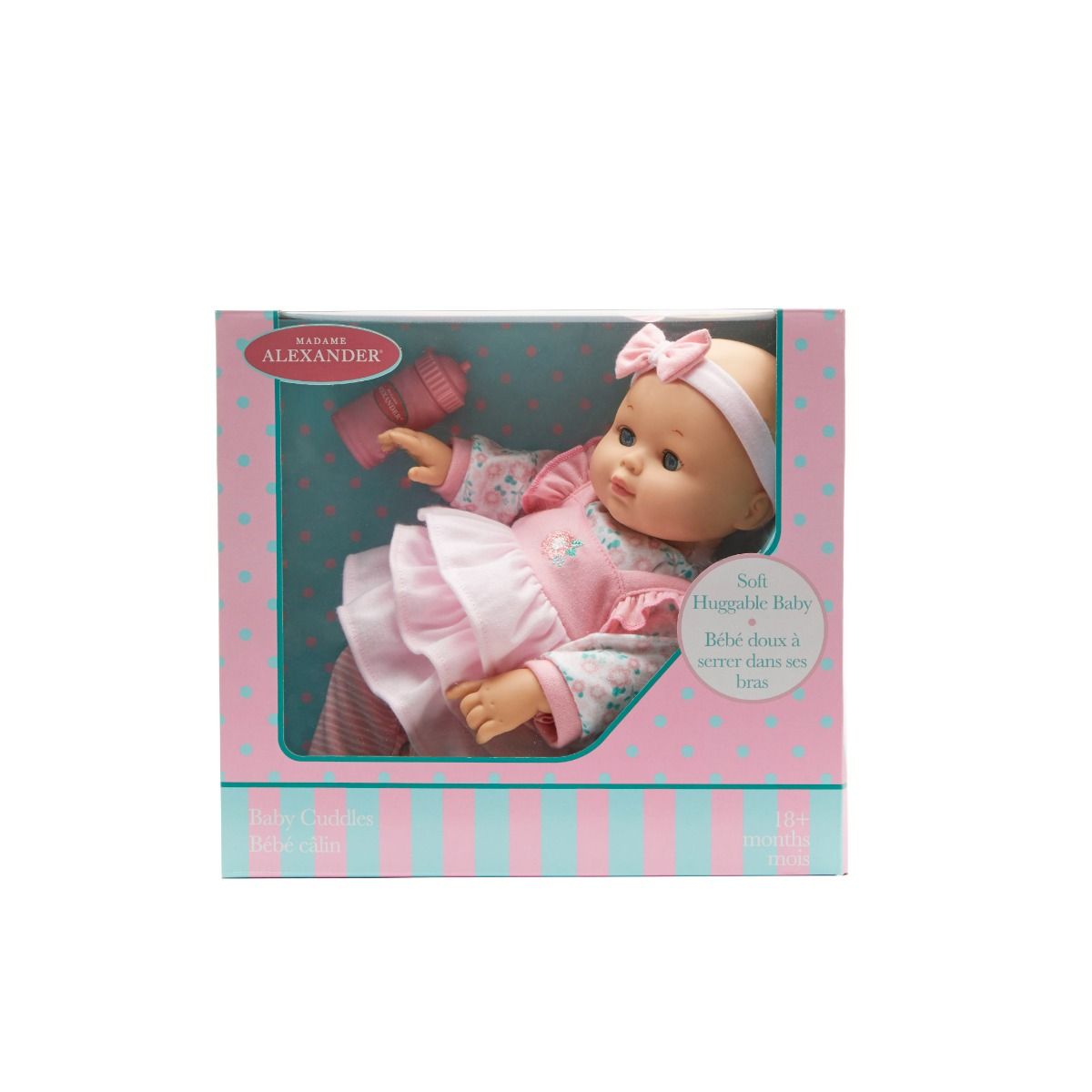 Madame Alexander Baby Cuddles Pink Floral Light Skin 14" Doll-MADAME ALEXANDER-Little Giant Kidz