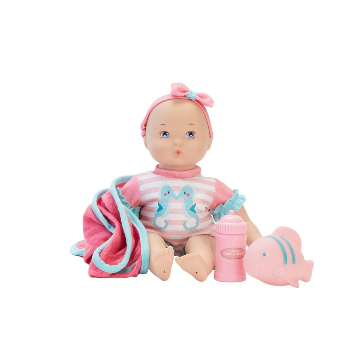 Madame Alexander Splash & Play Mermaid Seahorse - 12"-MADAME ALEXANDER-Little Giant Kidz