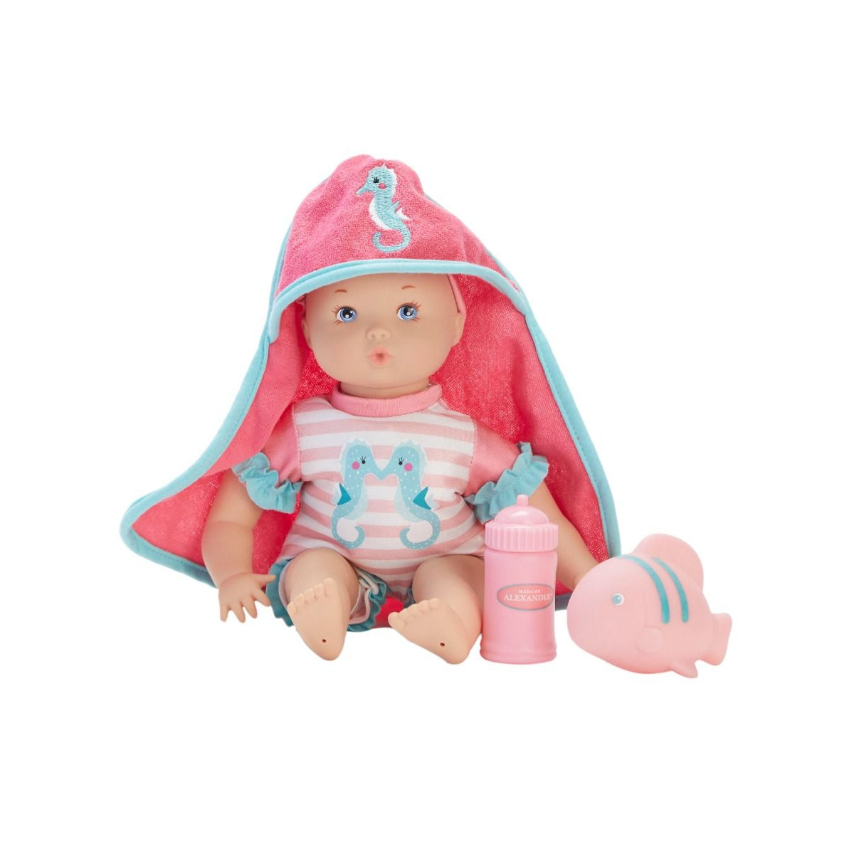 Madame Alexander Splash & Play Mermaid Seahorse - 12"-MADAME ALEXANDER-Little Giant Kidz