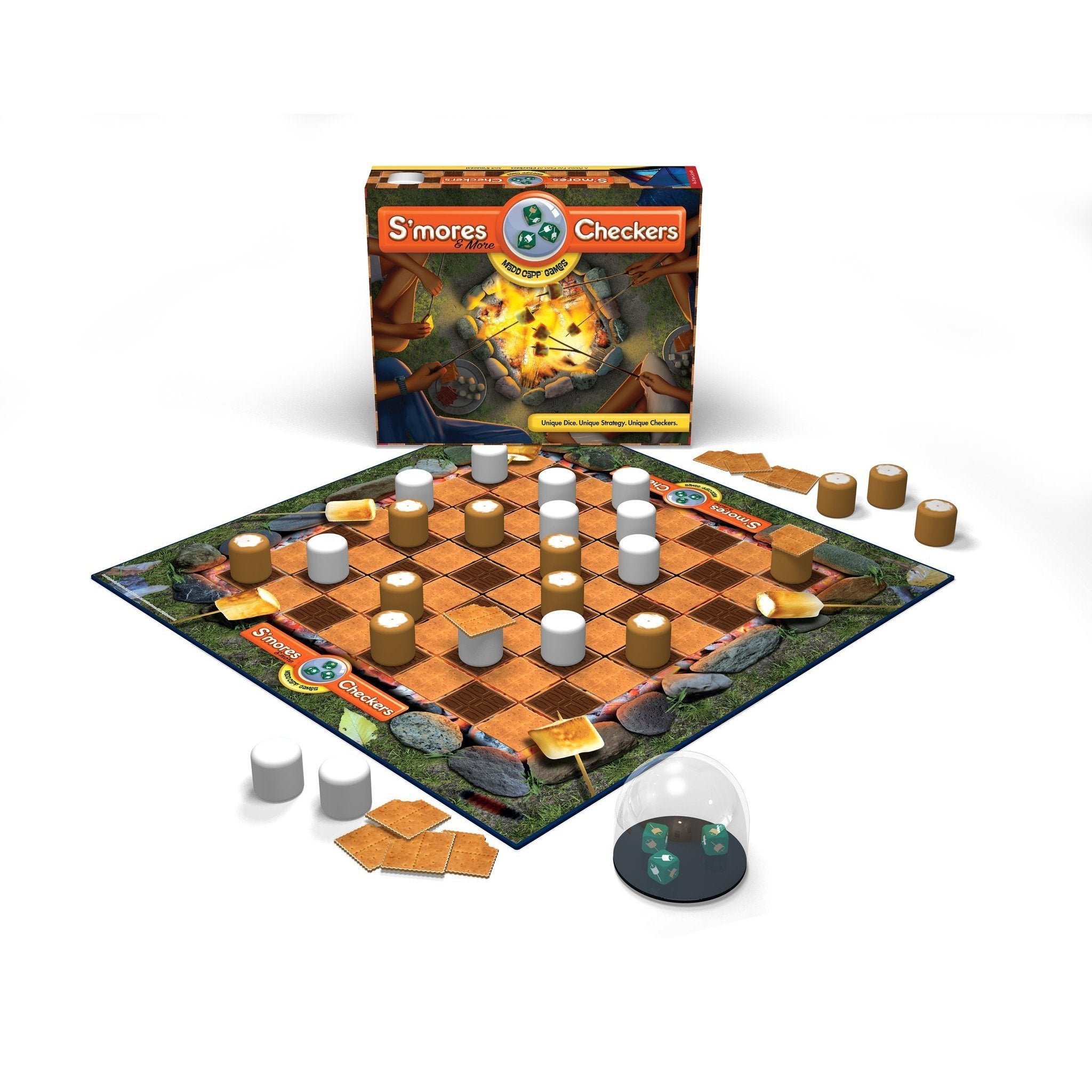 Madd Capp S'mores & More Checkers-MADD CAPP GAMES-Little Giant Kidz