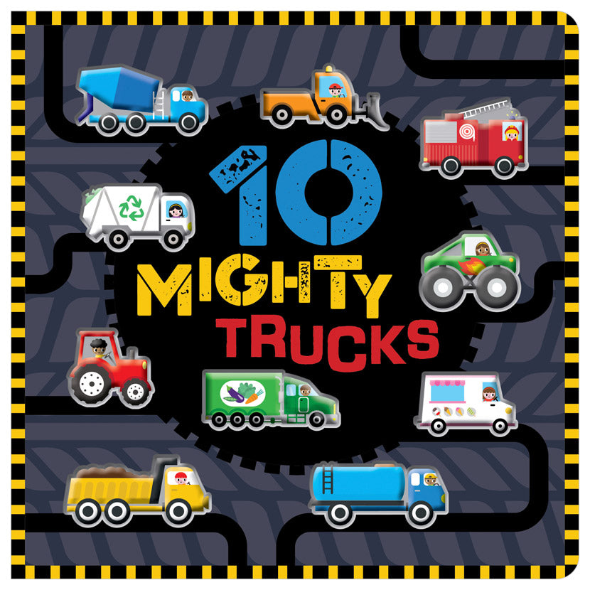 Make Believe Ideas: 10 Mighty Trucks (Board Book)-Make Believe Ideas-Little Giant Kidz