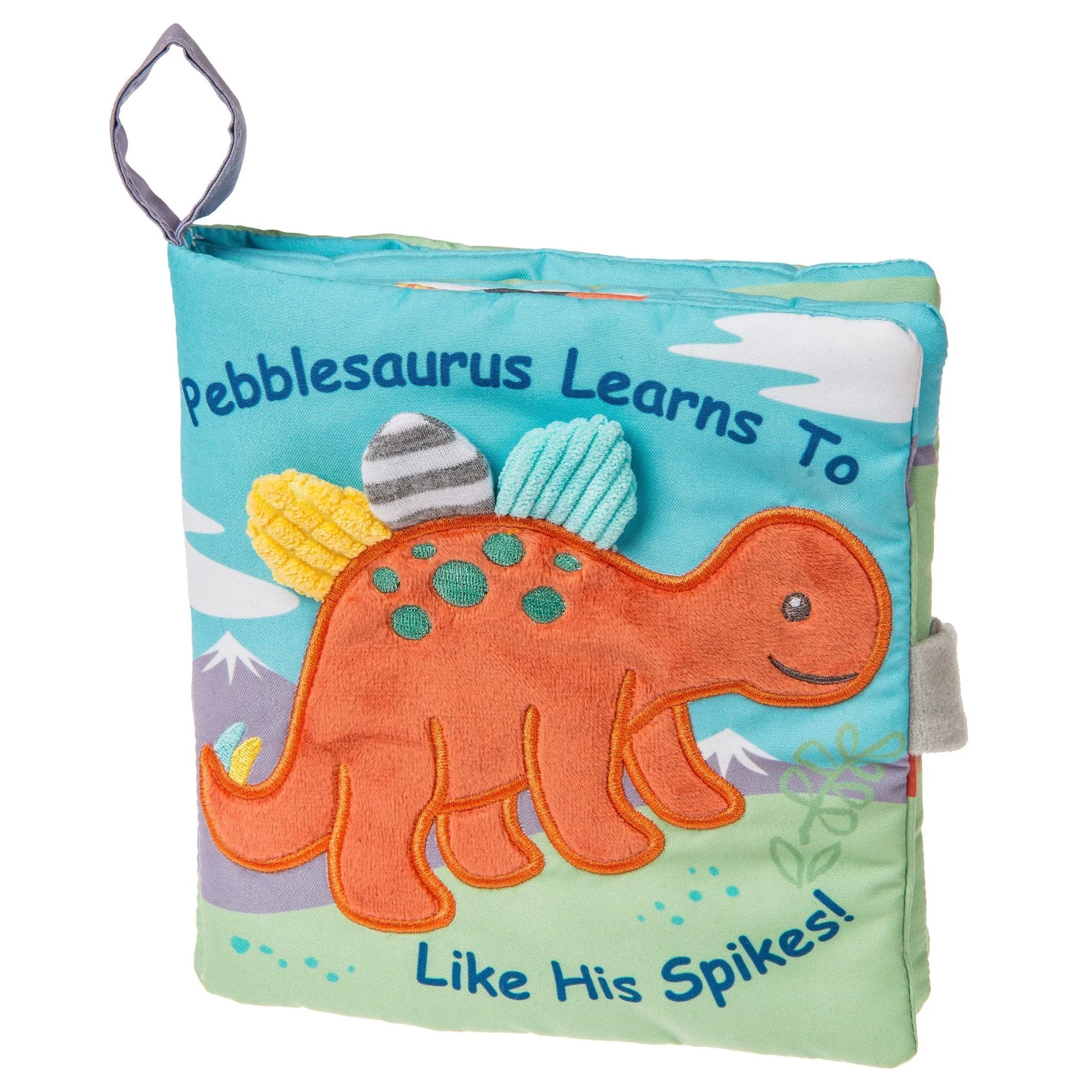 Mary Meyer Pebblesaurus Soft Book – 6×6″-MARY MEYER-Little Giant Kidz