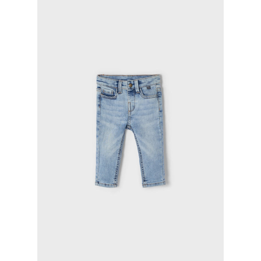 Mayoral Baby Boy Slim Jeans - Light Denim-MAYORAL-Little Giant Kidz
