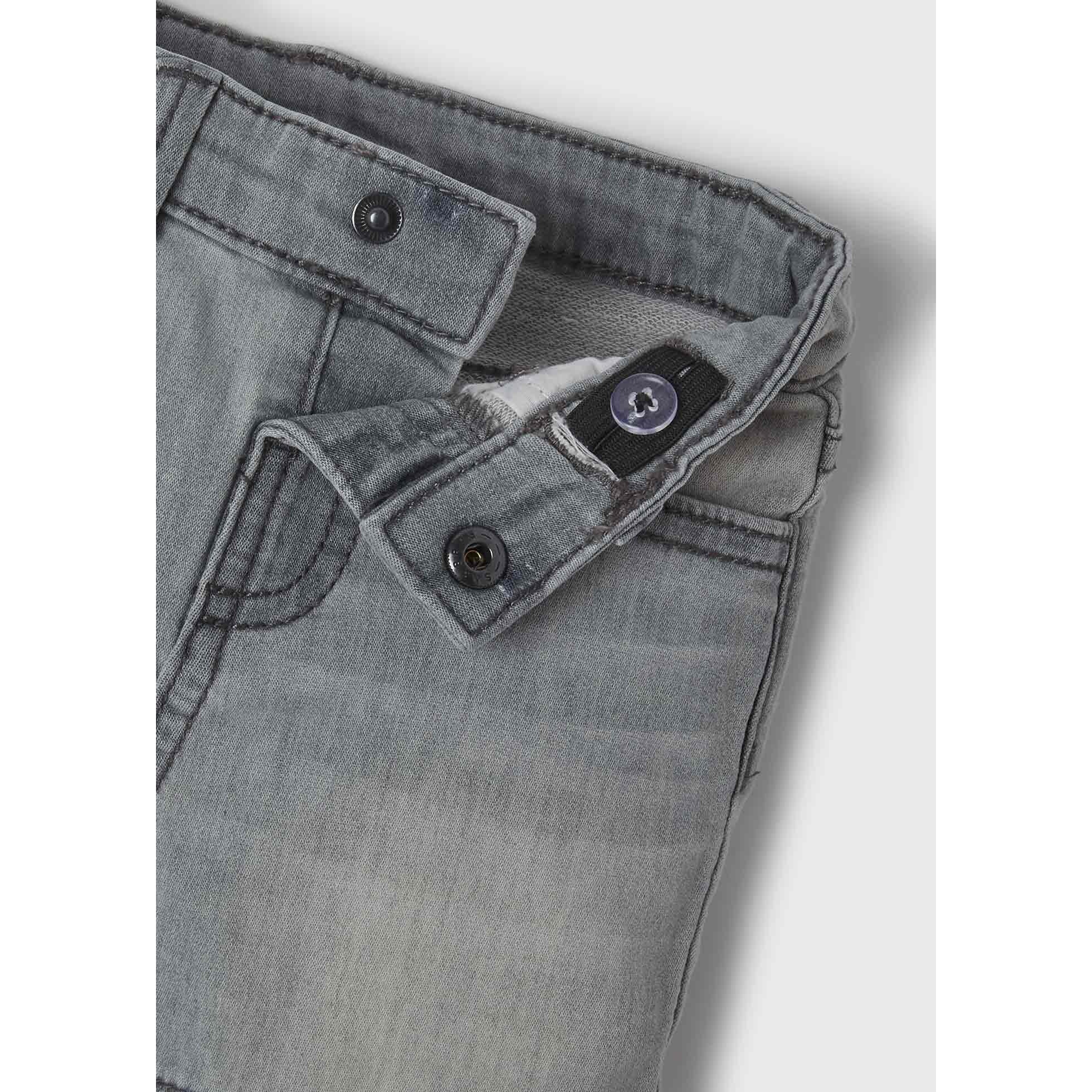Mayoral Baby Boy Soft Denim Bermuda Shorts - Light Grey-MAYORAL-Little Giant Kidz